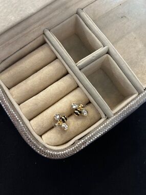 Kate Spade Bee Crystal Stud Earrings